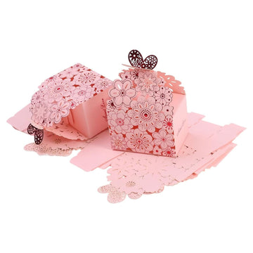 Boîtes cadeaux 8 cm Papier couché laminé Indispensable pour les mariages Dorure haut de gamme Crée une ambiance festive Boite dragee